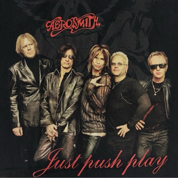 2001 Aerosmith “Just Push Play” Tour Tee - Picture 3 of 4